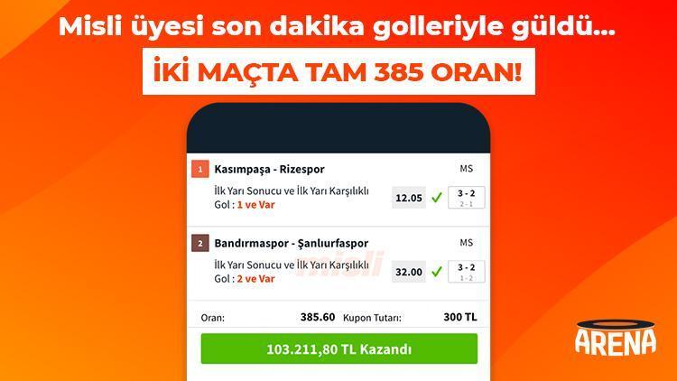 Misli üyesi son dakika golleriyle güldü… İki maçta tam 385 oran