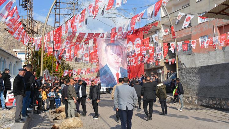 MHP Lideri Bahçeli için Cudi Dağı eteklerinde kurban kestiler