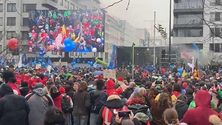 Belçika’da işçiler yeni hükümete karşı ayaklandı Ülke genelinde grev