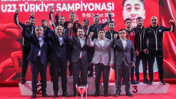 U-23 Serbest Stil Türkiye Güreş Şampiyonası’nda, Keçiören Belediyesi Spor Kulübü şampiyon oldu