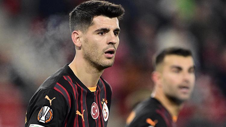 Galatasarayda Alvaro Morata şoku Yıldız golcü Fenerbahçe derbisinde yok