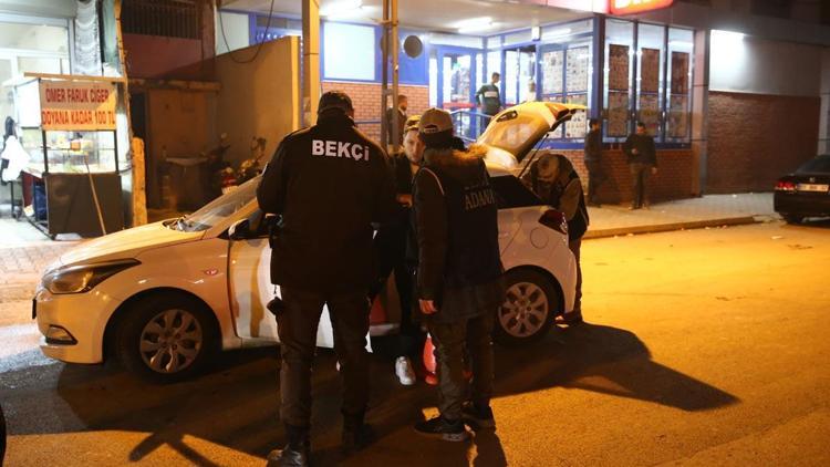 Adanada 1540 polisle huzur uygulaması: 63 kişi yakalandı