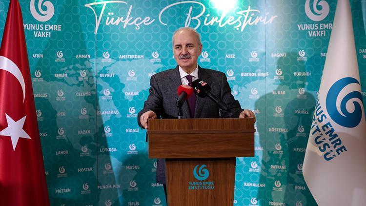 TBMM Başkanı Numan Kurtulmuş, Yunus Emre Enstitüsü’nü ziyaret etti
