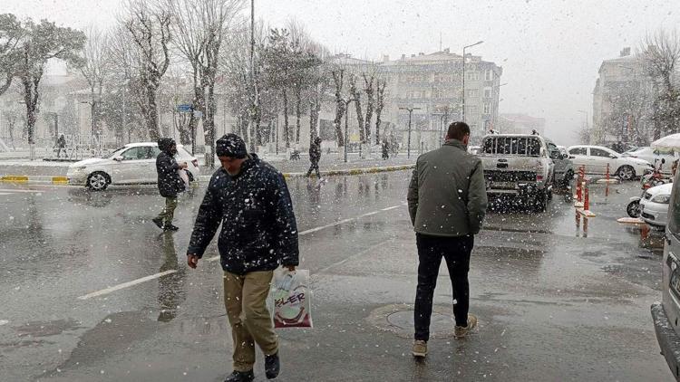 Tekirdağda kar yağışı