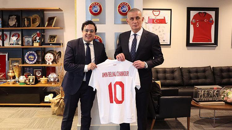 Hollanda Futbol Federasyonu Başkanı Frank Paauwdan TFF Başkanı İbrahim Hacıosmanoğluna ziyaret