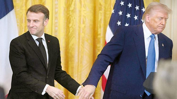 Macron’dan Trump’a sıcak ziyaret: Espri, şaka, jest var anlaşma yok