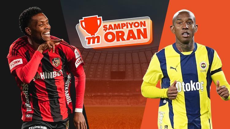 Fenerbahçe kupada Gaziantep FKye konuk oluyor Maçın heyecanı Şampiyon Oranlar ile Misli’de