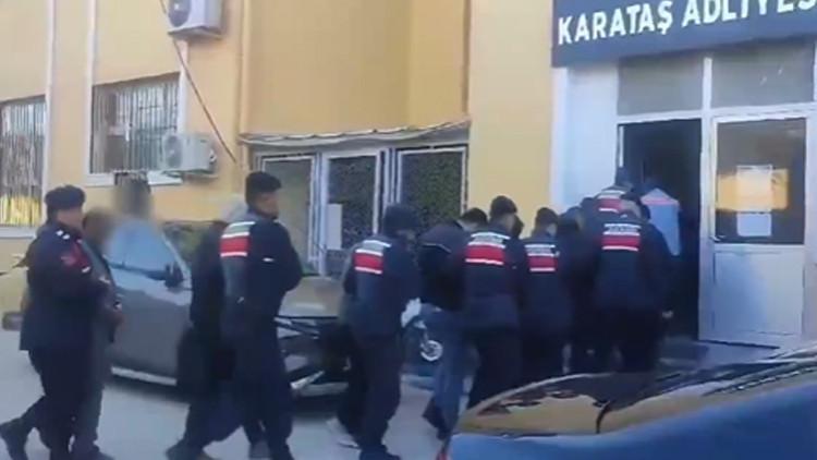 Adanadaki suç örgütüne operasyon: 17 şüpheli gözaltında