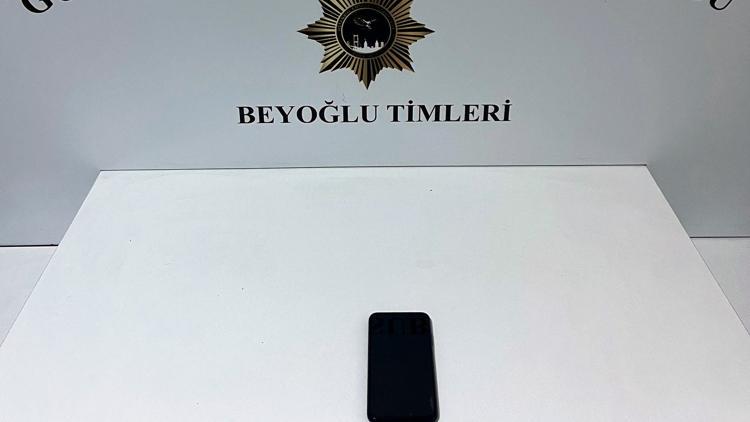 İstanbul - Beyoğlu’nda telefon kapkaççıları yakalandı