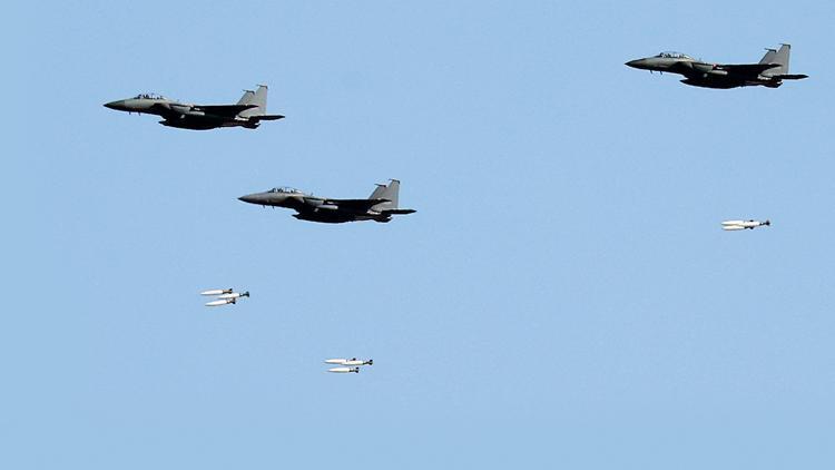 Tatbikat faciası: 15 yaralı... Kazara köyü bombaladılar
