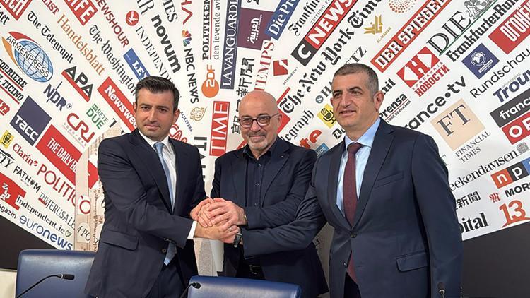 Leonardo-Baykar anlaşması Avrupada büyük yankı uyandırdı... 100 milyar dolarlık ittifak vurgusu Leonardo-Baykar anlaşması Avrupada büyük yankı uyandırdı... 100 milyar dolarlık ittifak vurgusu