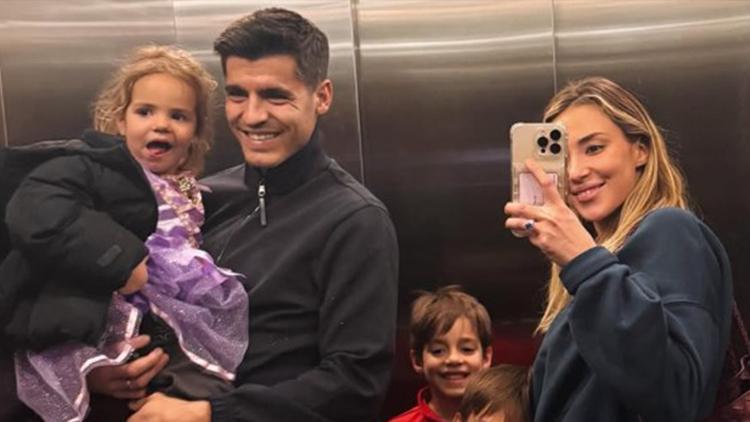 Galatasarayın golcüsü Alvaro Moratanın eşi Alice Campellodan Türkiye itirafı