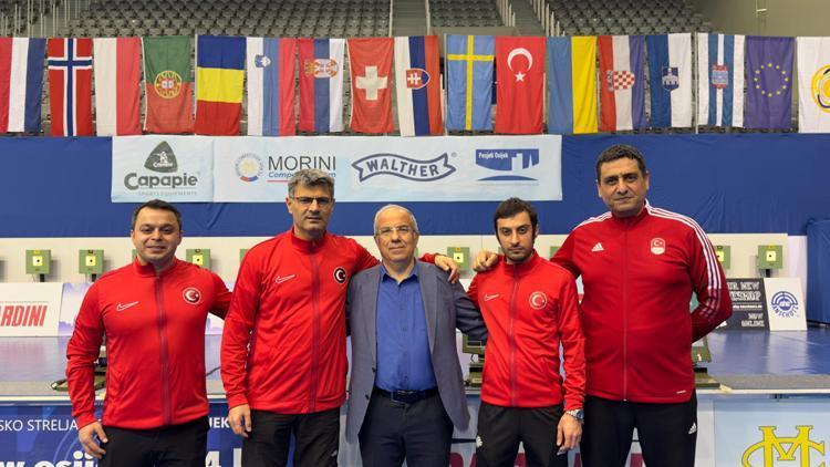Milli atıcılar, Avrupa Şampiyonasını altın madalyayla tamamladı