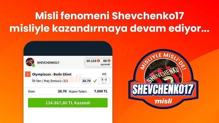 Misli fenomeni Shevchenko17 misliyle kazandırmaya devam ediyor
