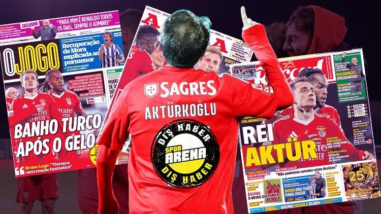 Portekiz, Orkun Kökçü ve Kerem Aktürkoğlunu konuşuyor Benficanın kahramanı Kartalı Türk halkı doyurdu