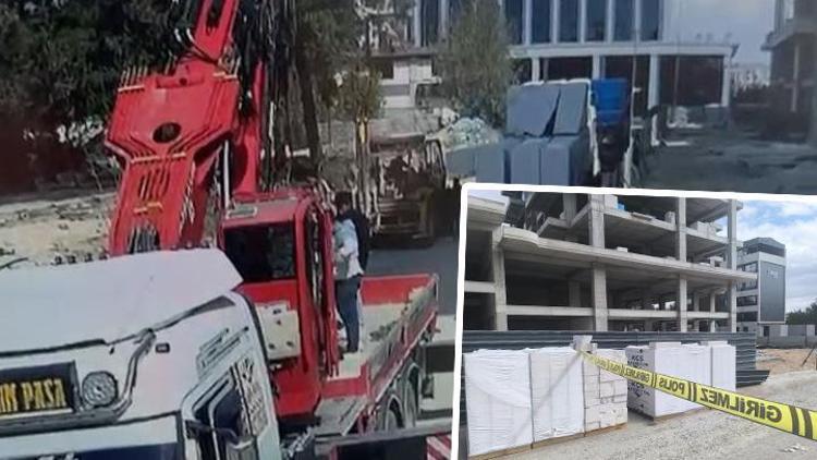 Gaziantepte üzerine gazbeton devrilen inşaat işçisi, hayatını kaybetti 7 kişi gözaltına alındı
