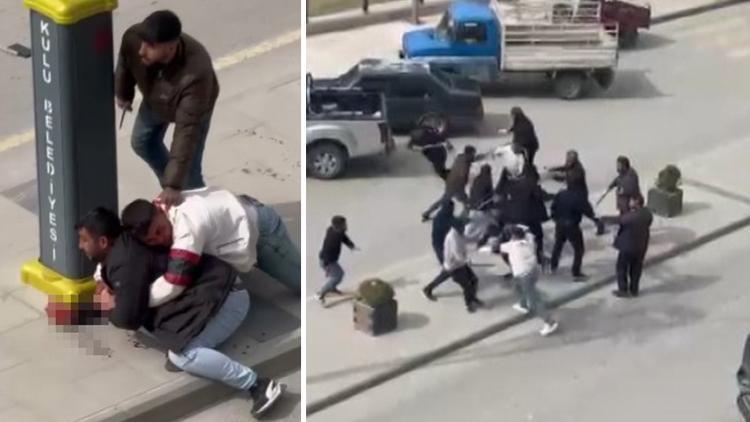 Konyadaki kavgada ortalık fena karıştı