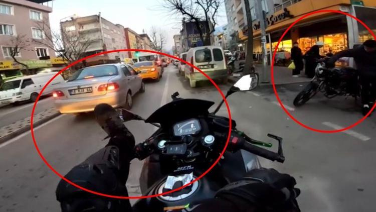 Kimin önce geçeceğine karar veremeyince kontak kapatıp, sohbet ettiler