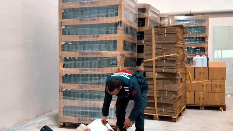 Tekirdağda 27 bin 800 litre etil alkol ele geçirildi