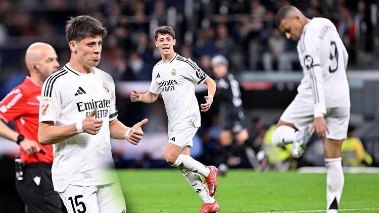 Arda Güler penaltıyı aldı, Mbappe perdeyi açtı Santiago Bernabeuya performansıyla damga vurdu