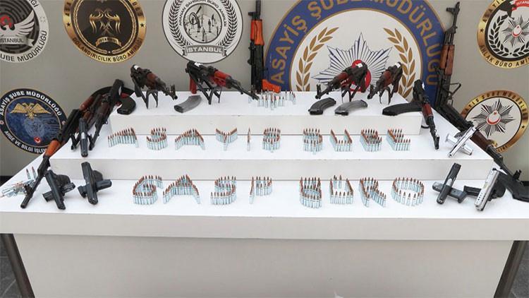 Haraç çetesinin cephaneliği ele geçirildi