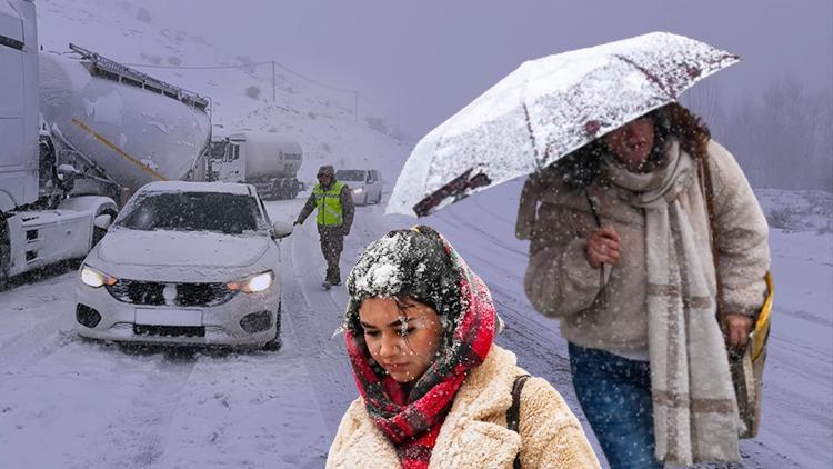 Bu illerde yaşayanlar dikkat Meteorolojiden kuvvetli kar yağışı uyarısı geldi | İstanbulda hava nasıl olacak İşte son tahminler