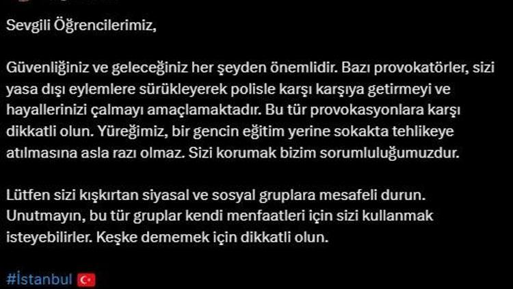Gençleri Provokasyonlara Karşı Uyarı