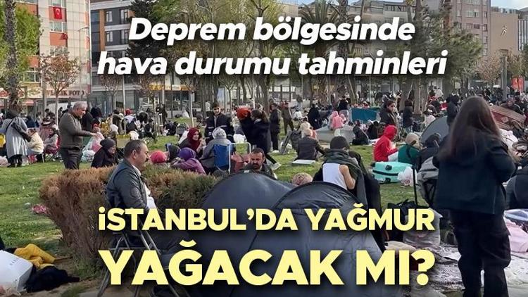 Depremin yaşandığı İstanbulda hava nasıl olacak, yağmur var mı 24 Nisan hava durumu tahminleri il il yayınlandı Meteoroloji yağış uyarısı yaptı mı Ege için kritik uyarı