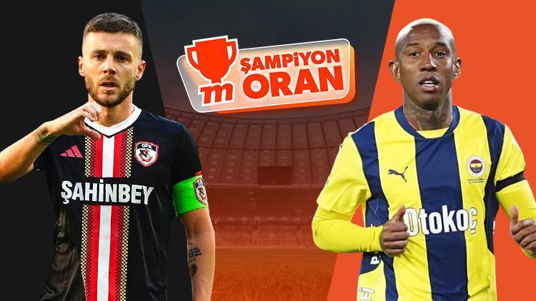Fenerbahçe, Süper Ligde Gaziantepe konuk oluyor Maçın heyecanı Şampiyon Oranlar ile Mislide