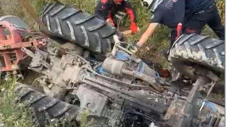 Adanada traktör devrildi: 1 ölü