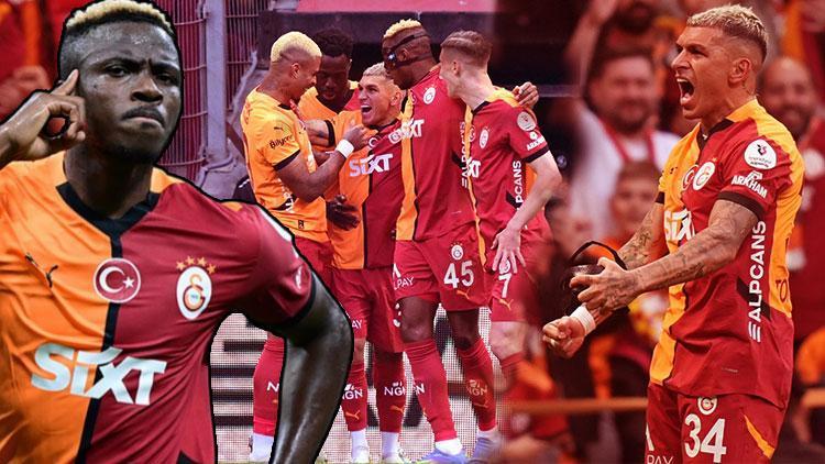 Galatasarayda bir ilk Osimhen rekorunu kırdı, Torreira seriye devam dedi
