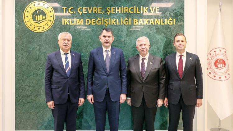 Üç başkandan Kurum’a ziyaret