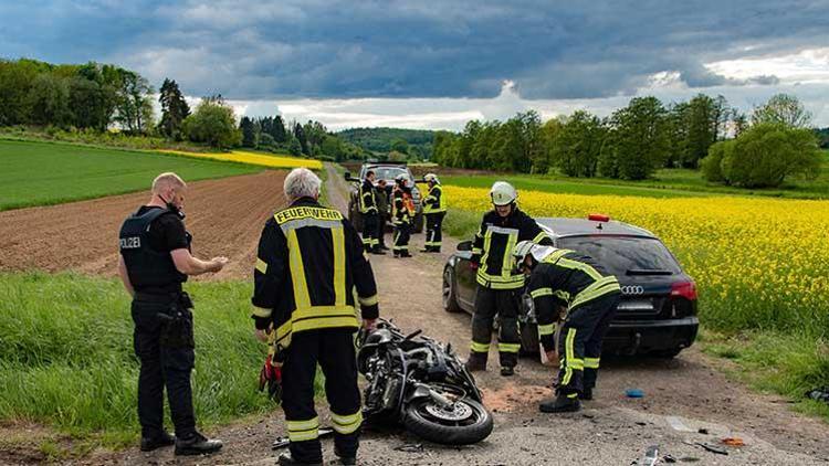 62 yaşındaki motosikletçi kazada öldü