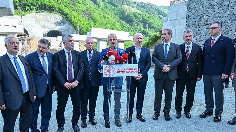 Bakan Uraloğlu Trabzon Güney Çevre Yolunu inceledi