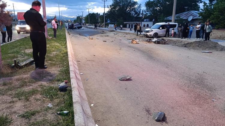 Iğdırda feci kazada elektrikli motosiklet sürücüsü hayatını kaybetti