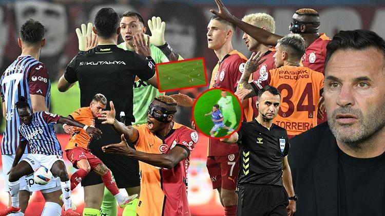 Trabzonspor-Galatasaray maçını Fırat Aydınus ve Uğur Meleke değerlendirdi Pozisyon ofsayt mı faul mü VAR, orta hakemi çağırarak hata mı yaptı