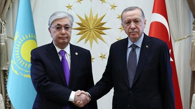 Cumhurbaşkanı Erdoğan, Kazakistan Cumhurbaşkanı Tokayev ile görüştü