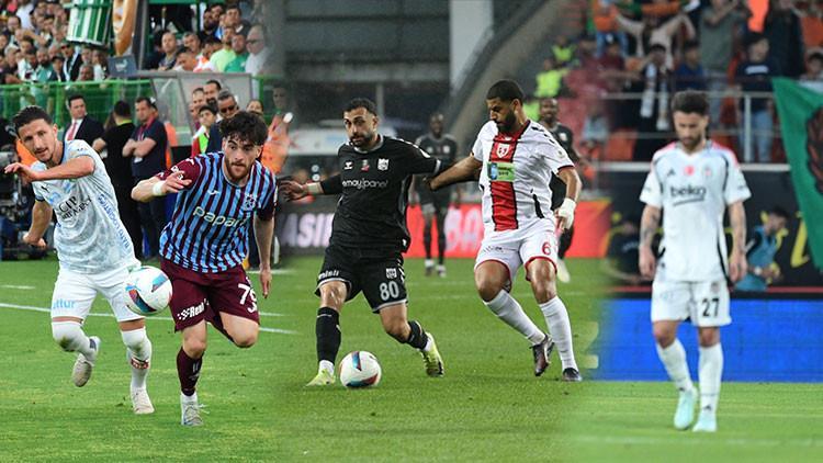 Süper Ligde küme düşme ve Avrupa yarışı alev alev Beşiktaş, Alanyaspor, Bodrum FK ve Sivasspor...