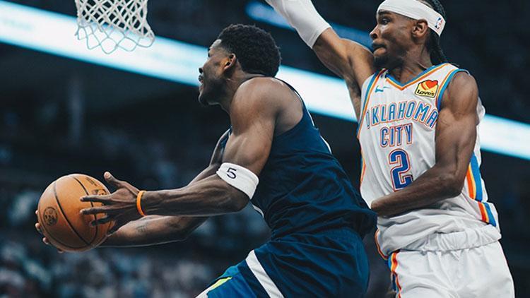 Timberwolves, Thunderı 143-101 yenerek seride durumu 2-1 yaptı
