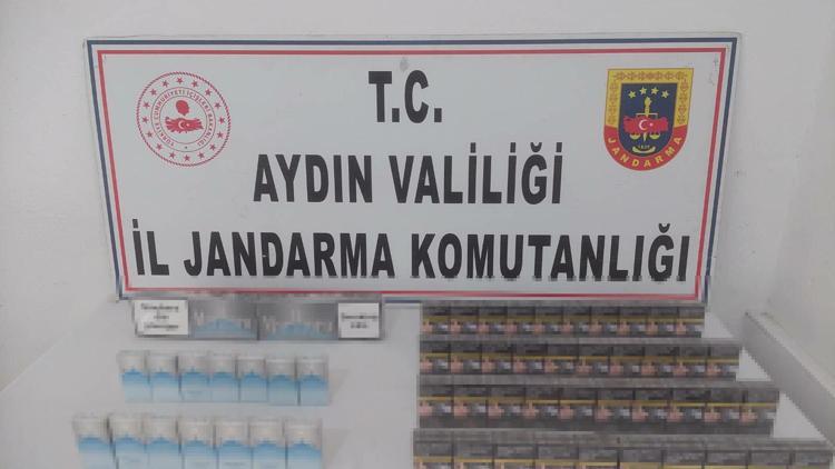 Aydında 114 paket kaçak sigara yakalandı