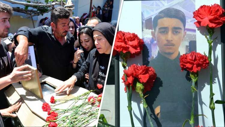 17 yaşındaki Hasan’a acı veda: ‘Oğlum ben buradayım, seninleyim’...