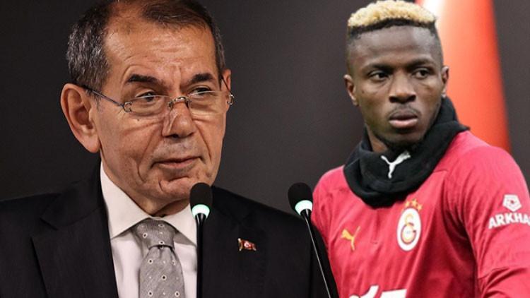 Galatasaray Başkanı Dursun Özbekten Victor Osimhen açıklaması: Görüşüyoruz
