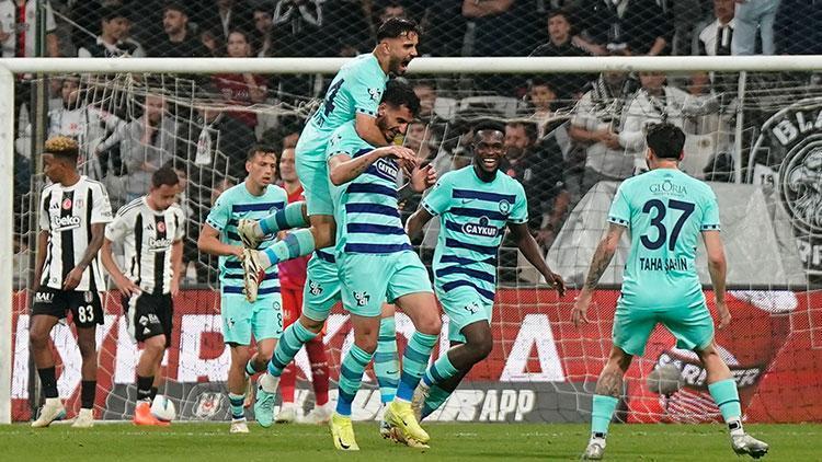 Hürriyet: Beşiktaş 1-2 Çaykur Rizespor (Süper Lig maç özeti)