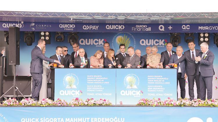 Quick Sigorta’dan Gaziantep’e tarım lisesi