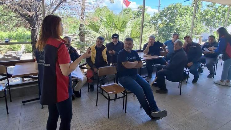 Çanakkalede hasat öncesi pestisit denetimleri ve eğitimleri sürüyor