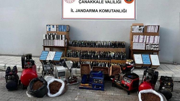 Bigada kaçakçılık operasyonu düzenlendi