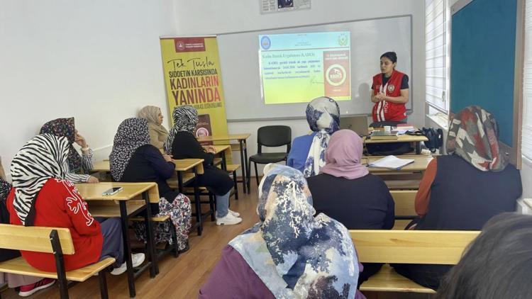 Niğdede kadınlara KADES anlatıldı