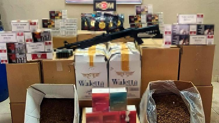 Tekirdağda 248 bin makaron ele geçirildi