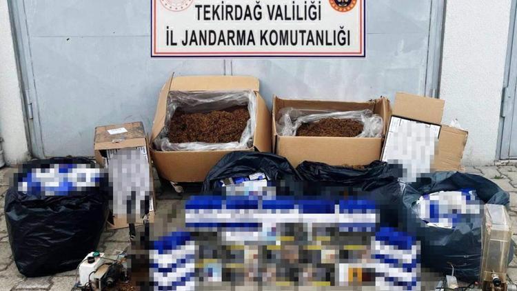 Tekirdağda sahte içki ve kaçak sigara operasyonu