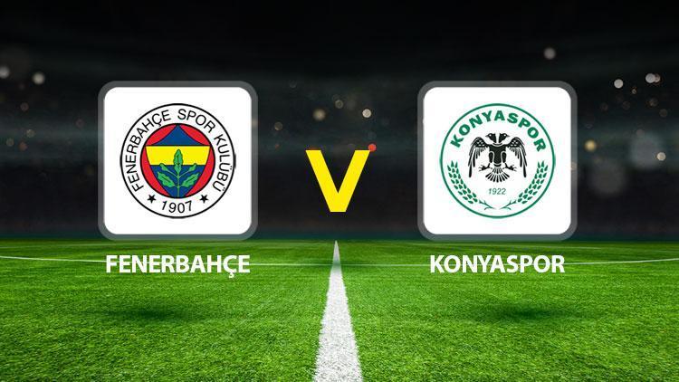 Hürriyet: Fenerbahçe Konyaspor maçı canlı (Süper Lig)